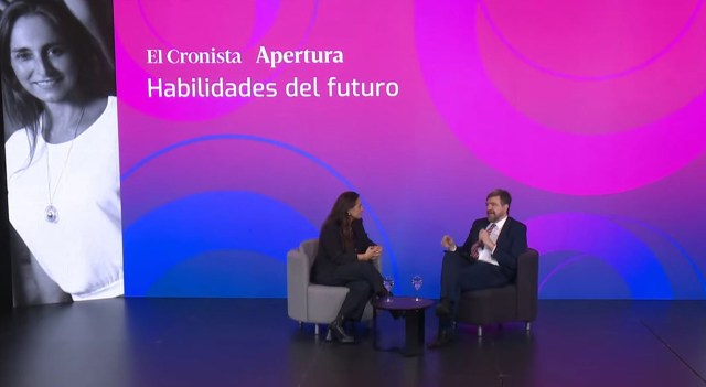 Myriam Alvarez Iturre, Directora de Personas, Telefónica Movistar, en el evento Marca Empleadora y Talento, de El Cronista
